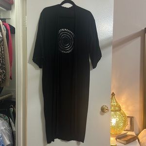 Summer Throw/Coverup, OS, black